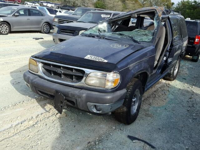 1FMZU63E2YUA03519 - 2000 FORD EXPLORER X BLUE photo 2