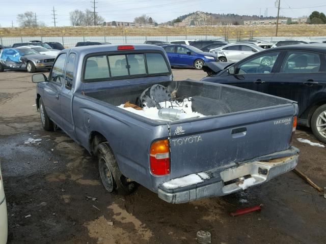 4TAVL52N6WZ007263 - 1998 TOYOTA TACOMA XTR BLUE photo 3