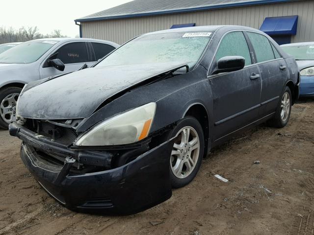 1HGCM56826A093362 - 2006 HONDA ACCORD EX BLACK photo 2