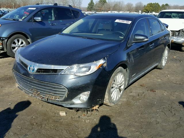 4T1BD1EB5FU046160 - 2015 TOYOTA AVALON HYB BLACK photo 2