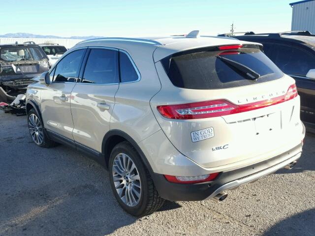 5LMCJ3C91JUL07377 - 2018 LINCOLN MKC RESERV SILVER photo 3