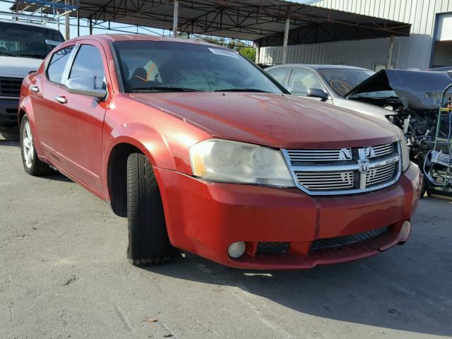 1B3LC56R08N625800 - 2008 DODGE AVENGER SX BURGUNDY photo 1