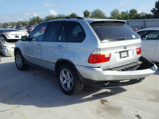 5UXFA135X5LY09188 - 2005 BMW X5 3.0I SILVER photo 3