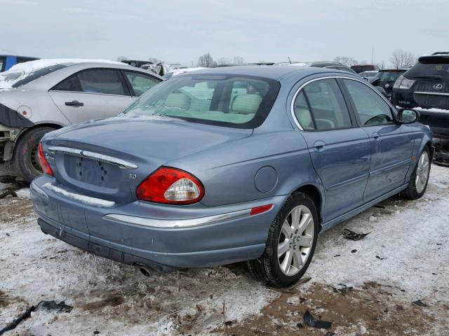 SAJEA51C23WC92409 - 2003 JAGUAR X-TYPE 3.0 BLUE photo 4