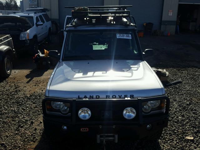 SALTW16453A789846 - 2003 LAND ROVER DISCOVERY SILVER photo 9
