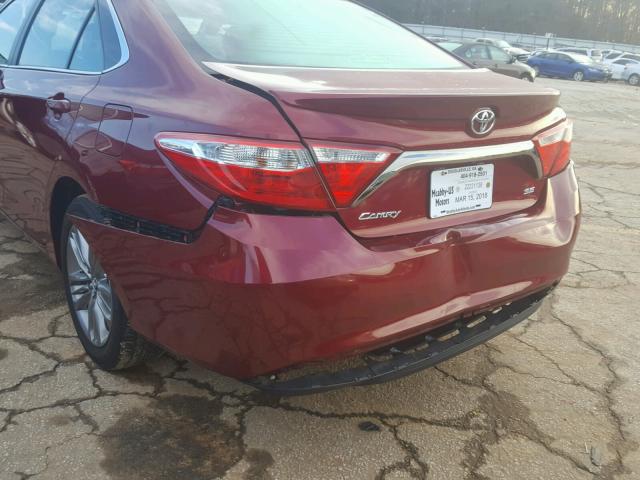 4T1BF1FK9FU879730 - 2015 TOYOTA CAMRY LE RED photo 9