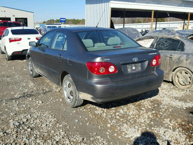 1NXBR32E85Z469325 - 2005 TOYOTA COROLLA CE GRAY photo 3