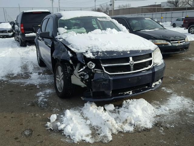 1B3LC56K08N140110 - 2008 DODGE AVENGER SX SILVER photo 1