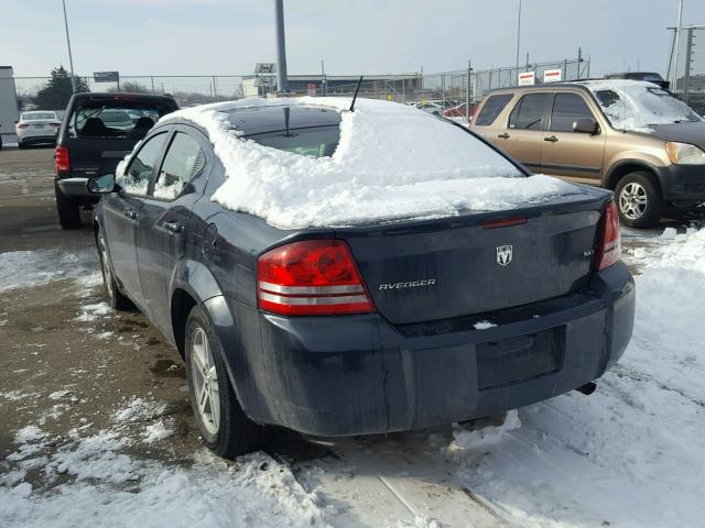 1B3LC56K08N140110 - 2008 DODGE AVENGER SX SILVER photo 3