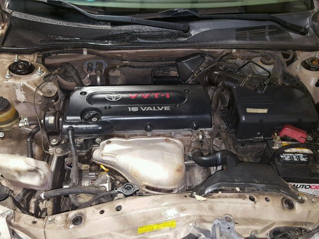 4T1BE32KX2U522412 - 2002 TOYOTA CAMRY LE GOLD photo 7