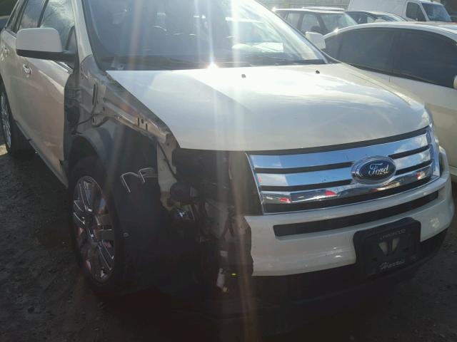 2FMDK49C28BA66572 - 2008 FORD EDGE LIMIT WHITE photo 9