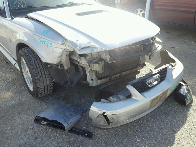 1FAFP40482F206611 - 2002 FORD MUSTANG SILVER photo 9