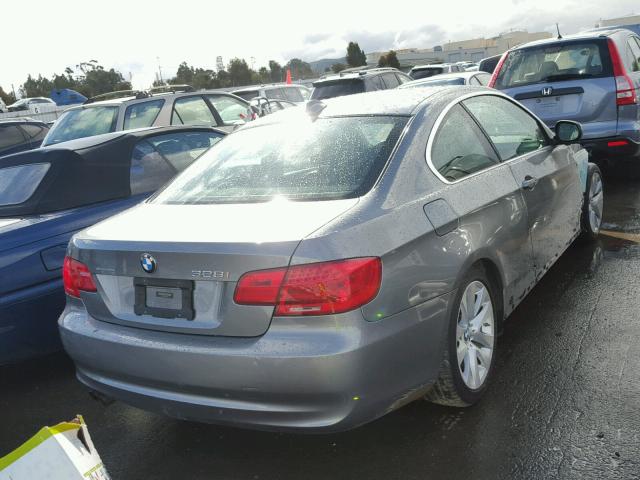 WBAKE5C52CE756237 - 2012 BMW 328 I SULE GRAY photo 4