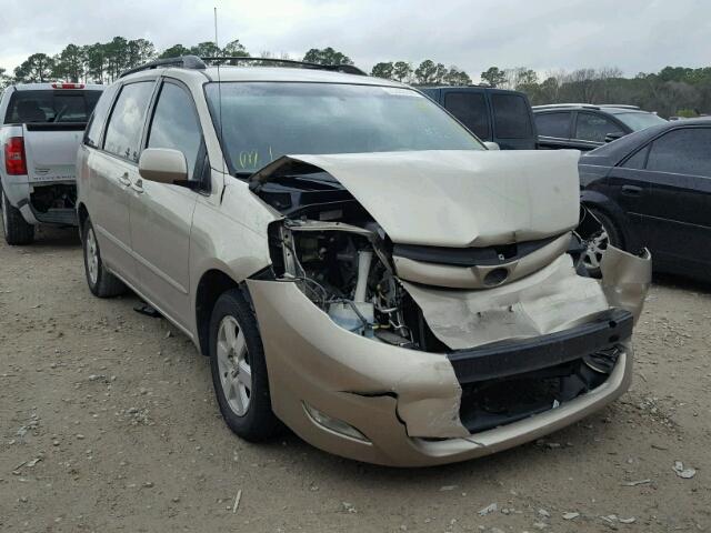 5TDZK22C59S226341 - 2009 TOYOTA SIENNA XLE GOLD photo 1