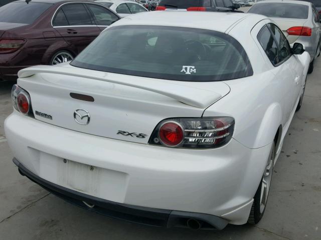 JM1FE173870210616 - 2007 MAZDA RX8 WHITE photo 4