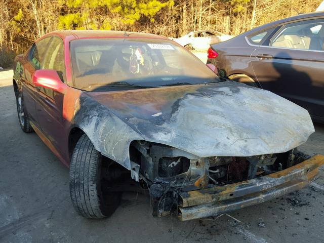 2G2WR524441125563 - 2004 PONTIAC GRAND PRIX BURGUNDY photo 1