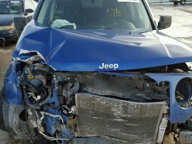 1J4NF2GB5AD502269 - 2010 JEEP PATRIOT SP BLUE photo 7