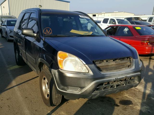 JHLRD78533C036694 - 2003 HONDA CR-V LX BLUE photo 1