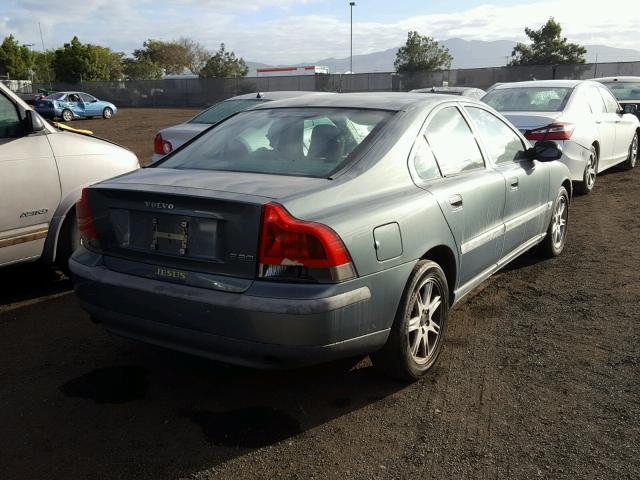 YV1RS61R712077157 - 2001 VOLVO S60 GREEN photo 4