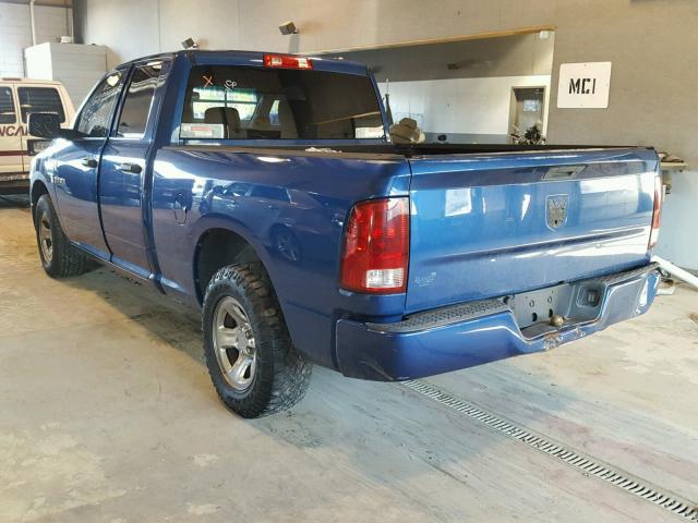 1D3HB18K09S759281 - 2009 DODGE RAM 1500 BLUE photo 3