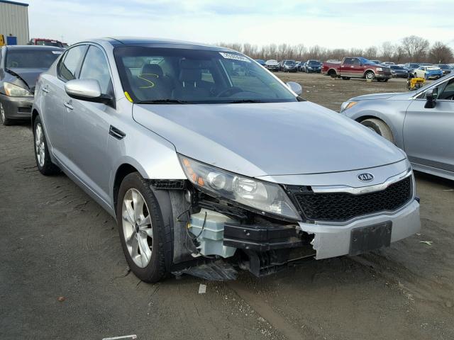 KNAGN4A75B5178217 - 2011 KIA OPTIMA EX SILVER photo 1