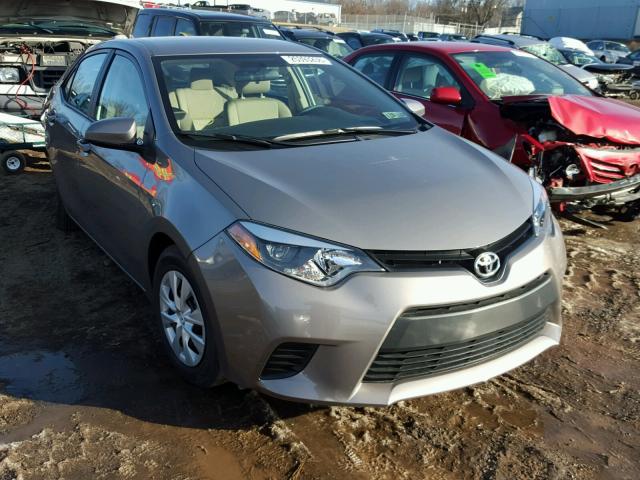 2T1BPRHE1EC163570 - 2014 TOYOTA COROLLA EC GRAY photo 1