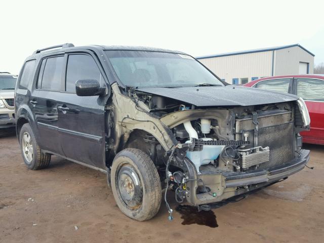 5FNYF4H50BB039913 - 2011 HONDA PILOT EXL BLACK photo 1