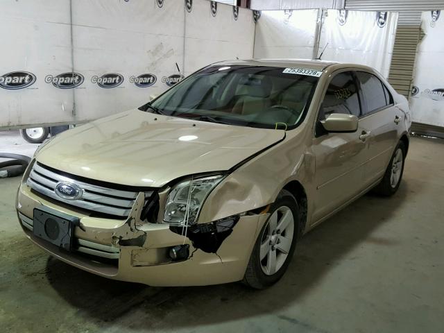 3FAHP07Z07R130086 - 2007 FORD FUSION SE GOLD photo 2