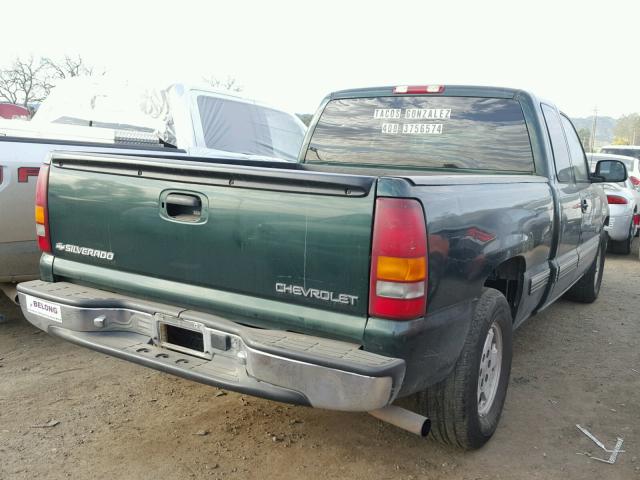 2GCEC19T011145447 - 2001 CHEVROLET SILVERADO GREEN photo 4