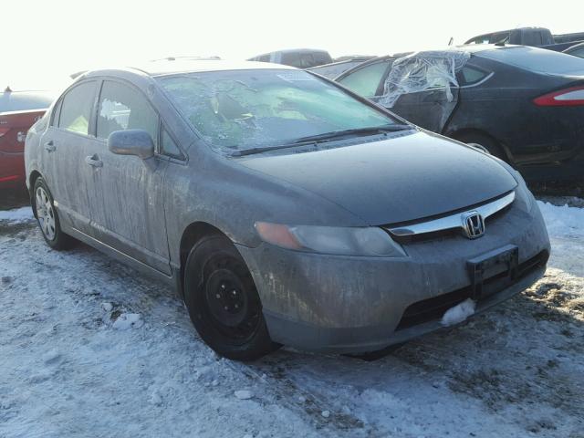 1HGFA16518L066312 - 2008 HONDA CIVIC LX GRAY photo 1