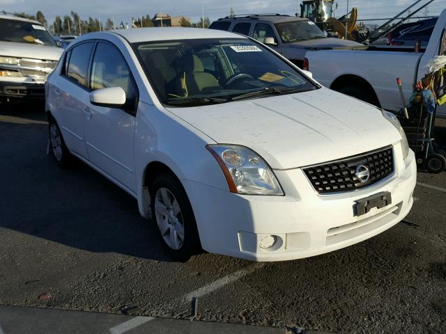 3N1AB61E38L741143 - 2008 NISSAN SENTRA 2.0 WHITE photo 1