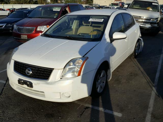 3N1AB61E38L741143 - 2008 NISSAN SENTRA 2.0 WHITE photo 2