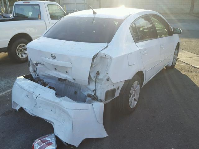 3N1AB61E38L741143 - 2008 NISSAN SENTRA 2.0 WHITE photo 4