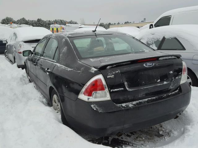 3FAHP07138R131423 - 2008 FORD FUSION SE BLACK photo 3