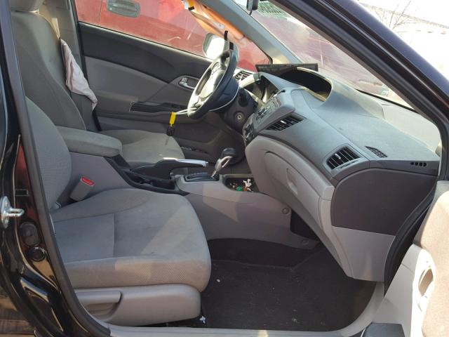 2HGFB2F8XCH321851 - 2012 HONDA CIVIC EX შავი ფოტო 5