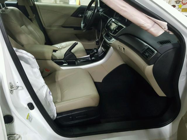 1HGCR2F82EA230752 - 2014 HONDA ACCORD EXL WHITE photo 5