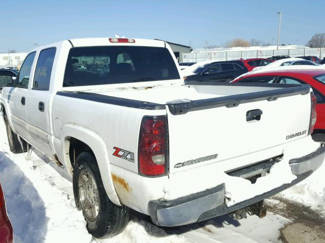 2GCEK13T541325958 - 2004 CHEVROLET SILVERADO WHITE photo 3