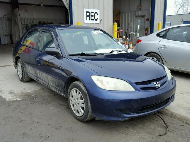 2HGES16504H530223 - 2004 HONDA CIVIC BLUE photo 1