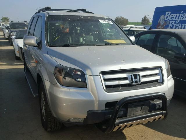 2HKYF18626H532622 - 2006 HONDA PILOT EX GRAY photo 1