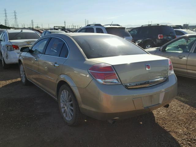 1G8ZV57717F267187 - 2007 SATURN AURA XR GOLD photo 3