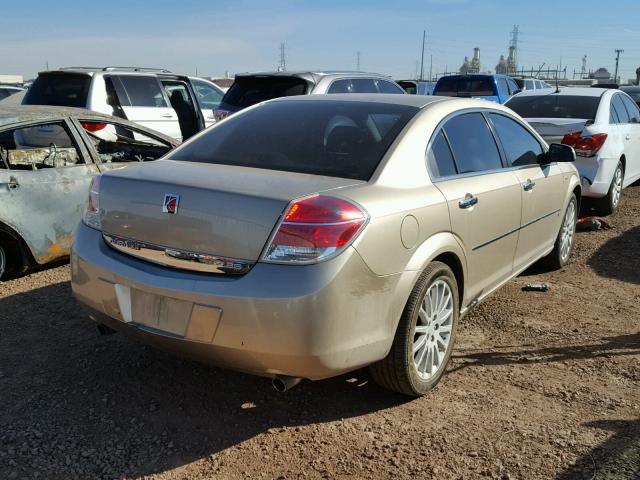 1G8ZV57717F267187 - 2007 SATURN AURA XR GOLD photo 4