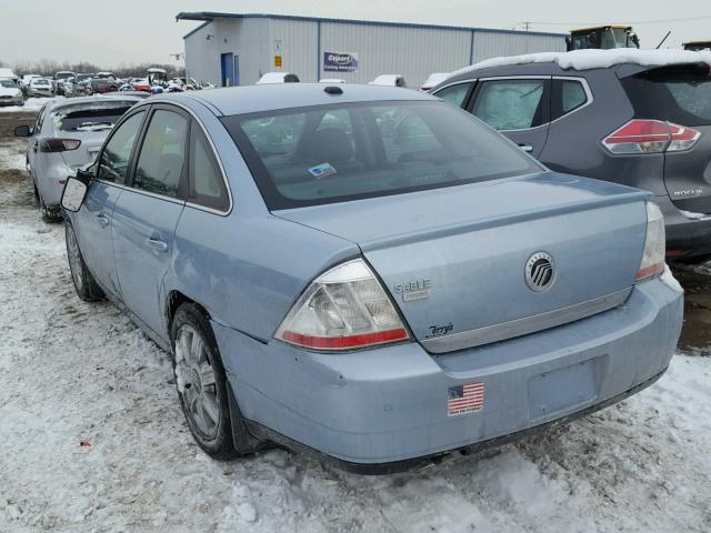 1MEHM42WX9G629350 - 2009 MERCURY SABLE PREM BLUE photo 3