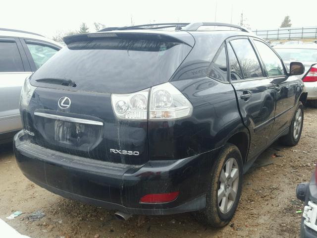 2T2HA31U15C056315 - 2005 LEXUS RX 330 BLACK photo 4