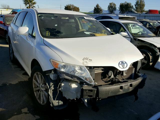 4T3ZA3BB6AU030766 - 2010 TOYOTA VENZA BASE WHITE photo 1