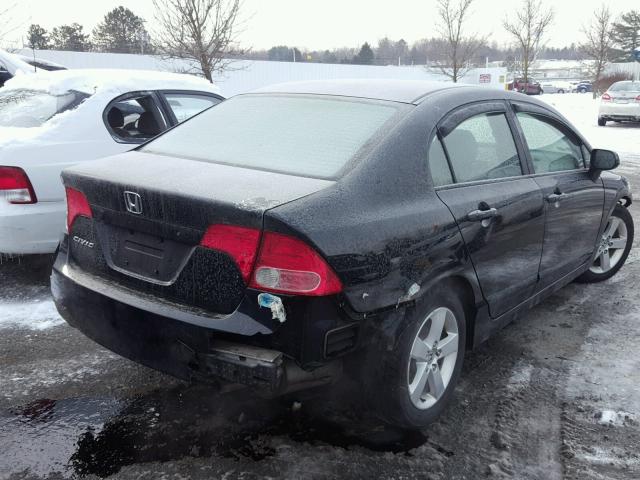 1HGFA16877L032917 - 2007 HONDA CIVIC EX შავი ფოტო 4