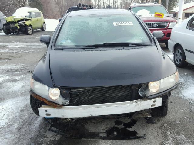 1HGFA16877L032917 - 2007 HONDA CIVIC EX შავი ფოტო 9