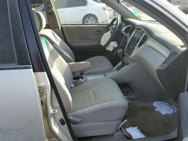 JTEEP21A960138922 - 2006 TOYOTA HIGHLANDER SILVER photo 5