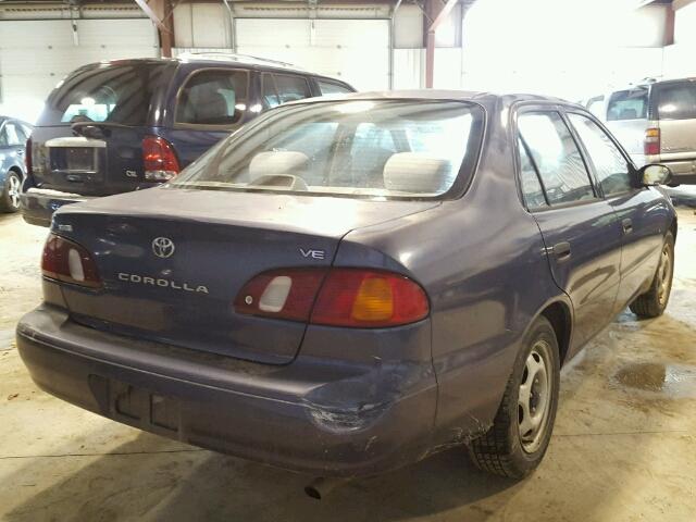 1NXBR12E7XZ149825 - 1999 TOYOTA COROLLA VE BLUE photo 4