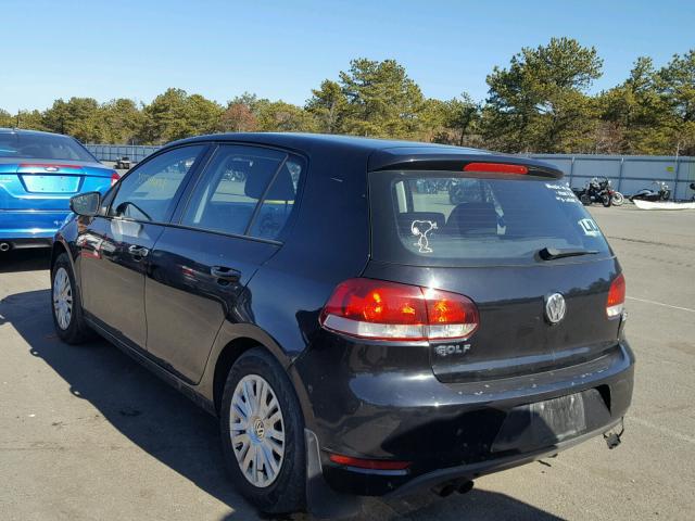 WVWDB7AJ4BW265581 - 2011 VOLKSWAGEN GOLF 黑色 照片 3