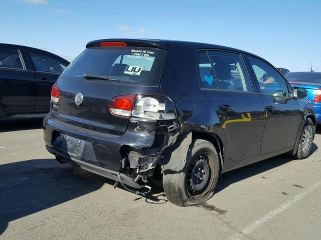 WVWDB7AJ4BW265581 - 2011 VOLKSWAGEN GOLF 黑色 照片 4